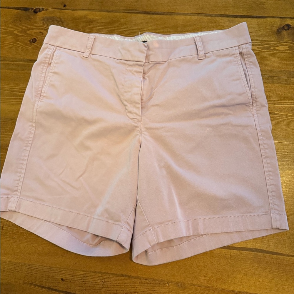 J. Crew Women's Chino Pink Shorts